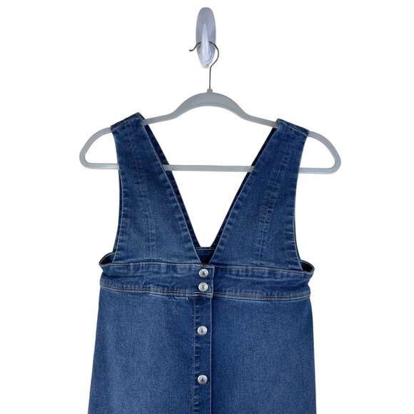 Levis Girls 12 Women XS Button-Front Denim Overall Dress - Picture 2 of 10
